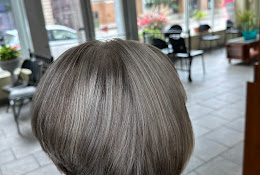 Valentino’s hair and nails